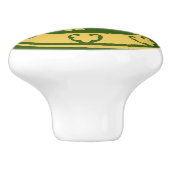 middeleeuwse leeuw keramische knop (Zijkant)