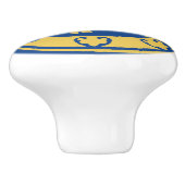 middeleeuwse leeuw keramische knop (Zijkant)