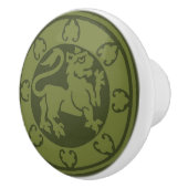 middeleeuwse leeuw keramische knop (Rechts)