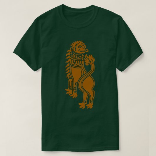middeleeuwse leeuw t-shirt (Design voorkant)