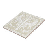 Middeleeuwse leeuwen en keramische Tegel Tegeltje (Zijkant)