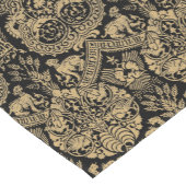 Middeleeuwse leeuwen, vogels en draken patroon korte tafelloper (Hoek)