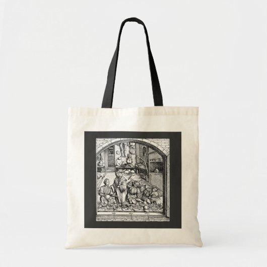 Middeleeuwse Levens Zak Tote Bag (Voorkant)