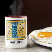 Middeleeuwse lichte lichte letter I-Mok Mok