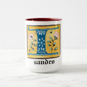 Middeleeuwse lichte lichte letter I-Mok Mok (Midden)