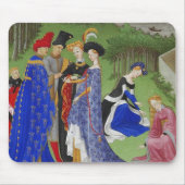 middeleeuwse liefhebbers muismat (Voorkant)