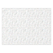 Middeleeuwse lijnen en cirkels voor atoomtijdperke tafelkleed (Voorkant (Horizontaal))