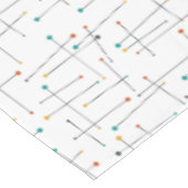 Middeleeuwse lijnen en cirkels voor atoomtijdperke tafelkleed (Gekanteld)