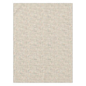 Middeleeuwse lijnen en cirkels voor atoomtijdperke tafelkleed (Voorkant)