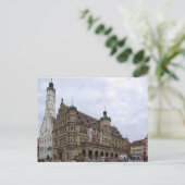 Middeleeuwse Majesteit: Rothenburg Rathaus Briefka Briefkaart (Staand voorkant)