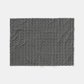 Middeleeuwse maliënkolder fleece deken (Voorkant (Horizontaal))
