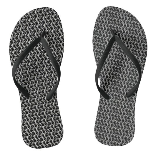 Middeleeuwse maliënkolder teenslippers (Voetbed)