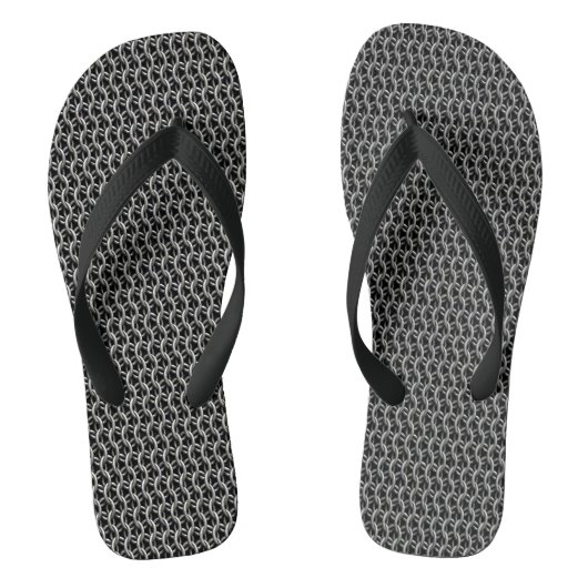 Middeleeuwse maliënkolder teenslippers (Voetbed)