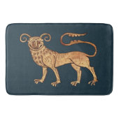 Middeleeuwse Manticore grote badmat (Voorkant)