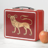 Middeleeuwse Manticore Metalen Lunchbox (In situ)