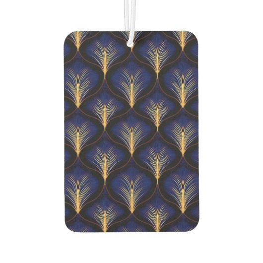 Middeleeuwse marine met gouden veren luchtverfrisser (Achterkant)