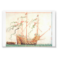 Middeleeuwse marineschip