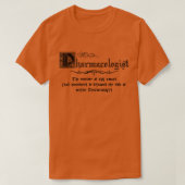 Middeleeuwse Master Farmacoloog T-shirt (Design voorkant)