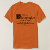 Middeleeuwse Master Fotograaf T-shirt (Design voorkant)