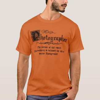 Middeleeuwse Master Fotograaf T-shirt