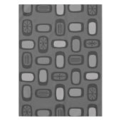 Middeleeuwse MCM afgeronde rechthoeken Ash Gray Tafelkleed (Voorkant)