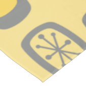 Middeleeuwse MCM afgeronde rechthoeken Geel grijs Tafelkleed (Gekanteld)