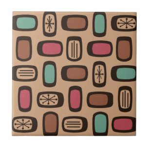 Middeleeuwse MCM Ronde Rechthoeken kerstkoekjes Tegeltje