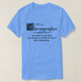 Middeleeuwse Meester Choreograaf T-shirt (Design voorkant)