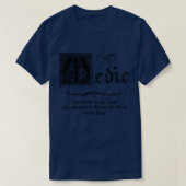 Middeleeuwse Meester Medicus T-shirt (Design voorkant)
