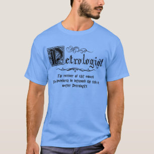 middeleeuwse meester-petroloog t-shirt