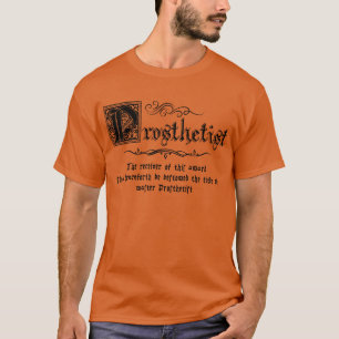 middeleeuwse meester-prothetist t-shirt
