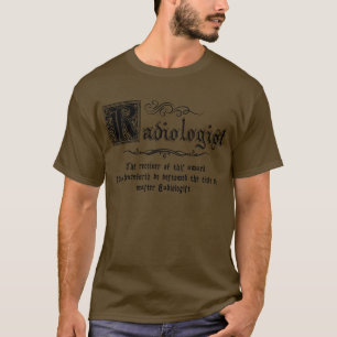 Middeleeuwse Meester Radioloog T-shirt