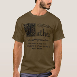Middeleeuwse Meester Vader T-shirt