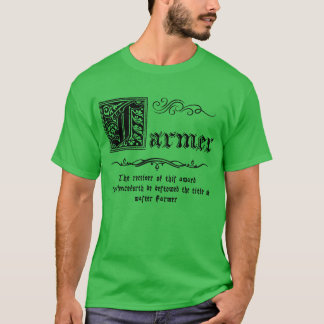 Middeleeuwse meesterboer t-shirt