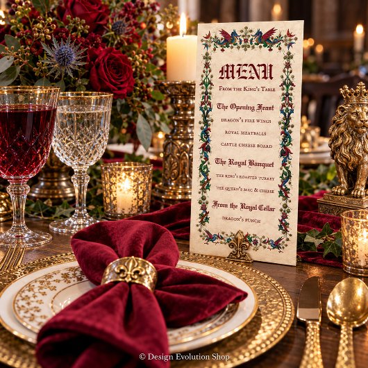Middeleeuwse Menu | Koninklijke Feest Renaissance