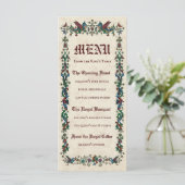 Middeleeuwse Menu | Koninklijke Feest Renaissance (Staand voorkant)