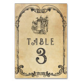 Middeleeuwse Middeleeuwen graveren fantasie bruilo Kaart (Voorkant)