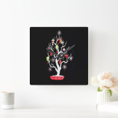 middeleeuwse mod Aziatische kerstboom Vierkante Klok (Huis)