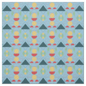 Middeleeuwse modder blauw stof (Swatch)