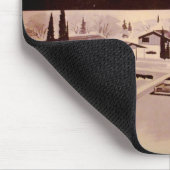 Middeleeuwse moderne 1958-illustraties muismat (Hoek)