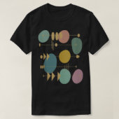 Middeleeuwse moderne Abstracte atoomkunst Artis T-shirt (Design voorkant)