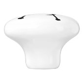 Middeleeuwse moderne Abstracte atoommonumentale MC Keramische Knop (Zijkant)