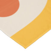 Middeleeuwse moderne, Abstracte, Blauwgroen en Ora Tafelkleed (Gekanteld)