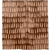 Middeleeuwse Moderne Abstracte Douchegordijn (Voorkant)