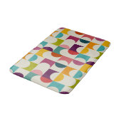 Middeleeuwse moderne Abstracte geometrische afdruk Badmat (Gekanteld)