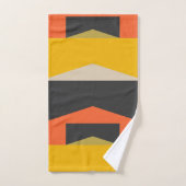 Middeleeuwse moderne Abstracte kunstvormen Bad Handdoek (Handdoek)