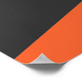 Middeleeuwse moderne Abstracte kunstvormen Poster (Hoek)