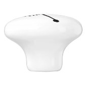 Middeleeuwse moderne Abstracte MCM-molecule Keramische Knop (Zijkant)