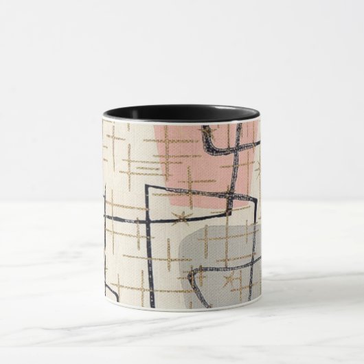 Middeleeuwse Moderne Abstracte Mok (Midden)