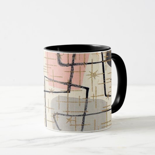 Middeleeuwse Moderne Abstracte Mok (Voorkant rechts)